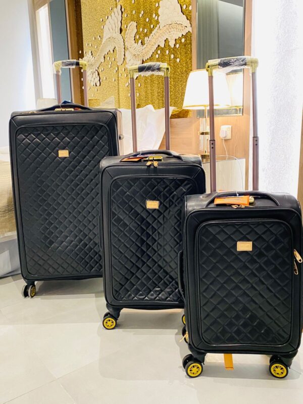 Leather luggage set 3bags